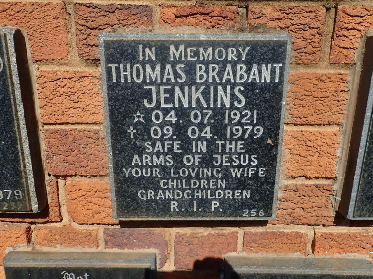 JENKINS Thomas Brabant 1921-1979