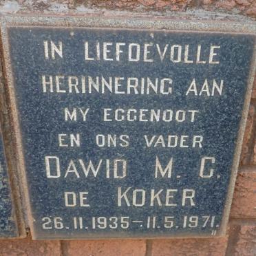 KOKER Dawid M.C., de 1935-1971
