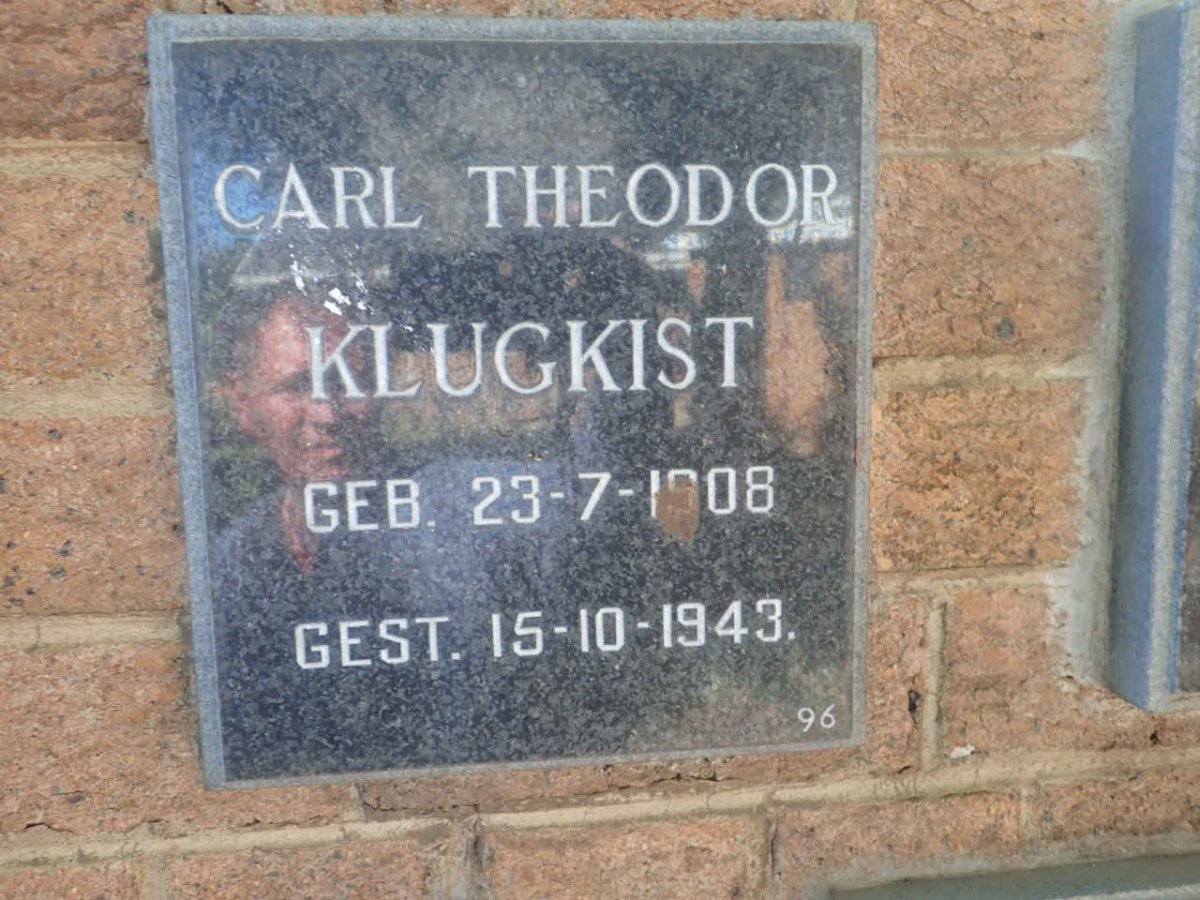 KLUGKIST Carl Theodor 1908-1943