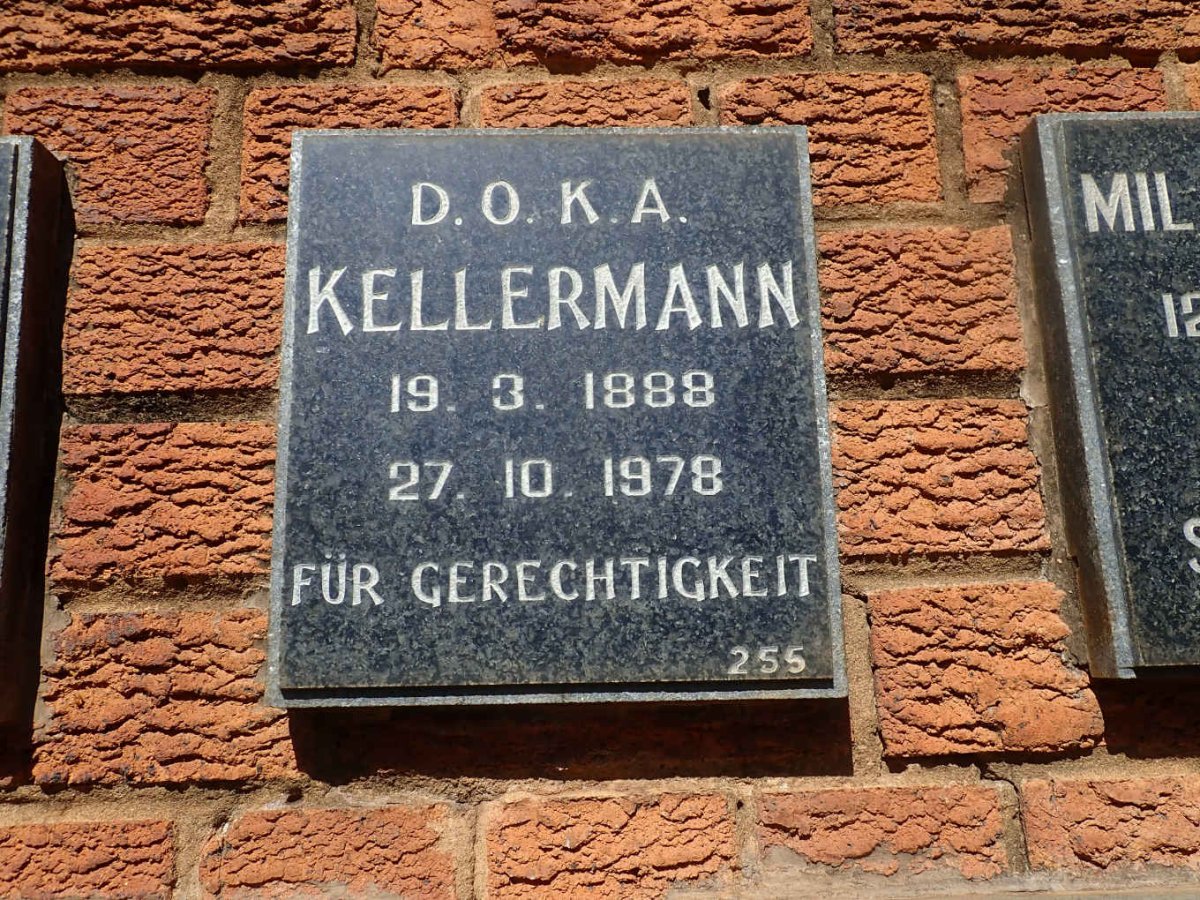 KELLERMAN D.O.K.A 1888-1978