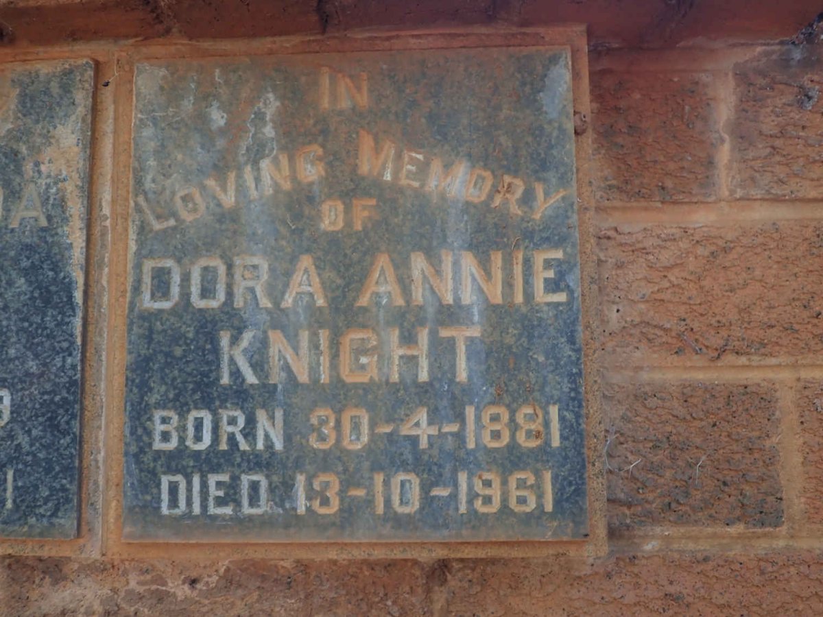 KNIGHT Dora Annie 1881-1961