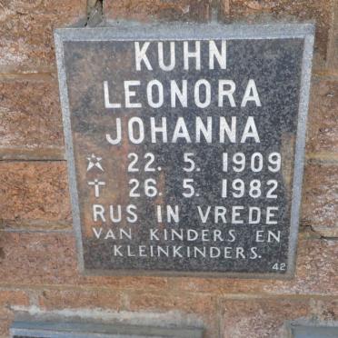 KUHN Leonora Johanna 1909-1982