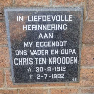 KROODEN Chris, ten 1912-1982