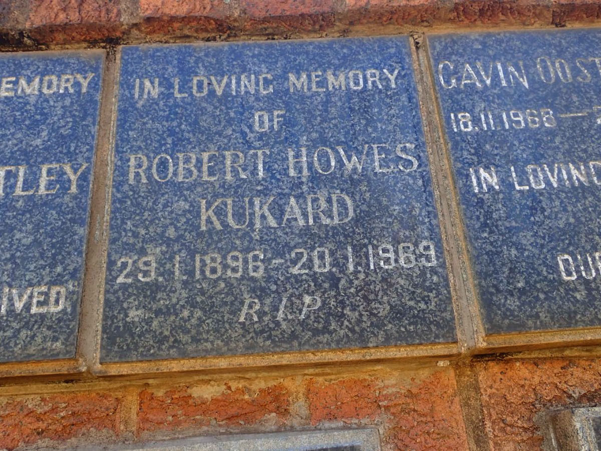 KUKARD Robert Howes 1896-1969