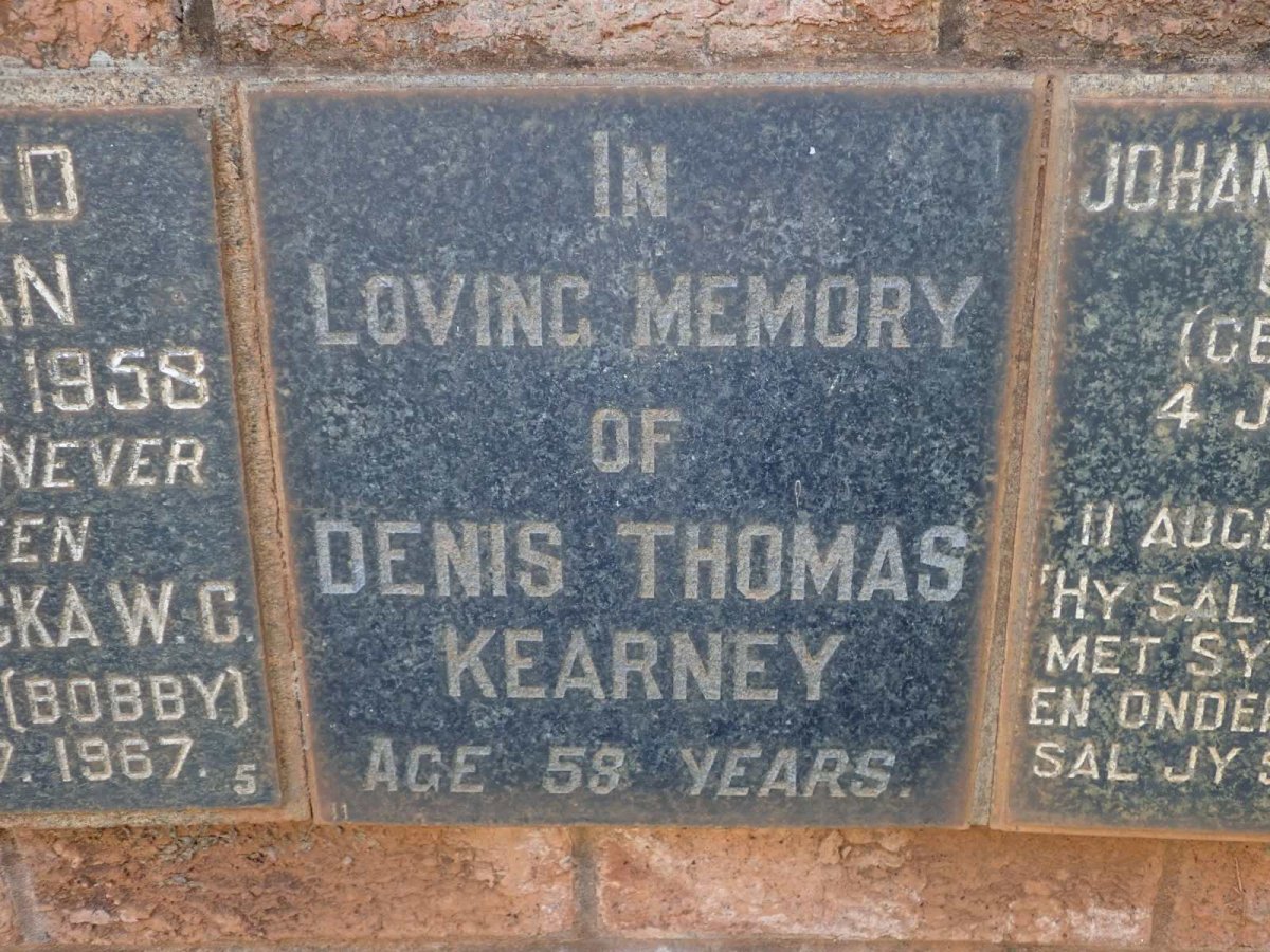 KEARNEY Denis Thomas