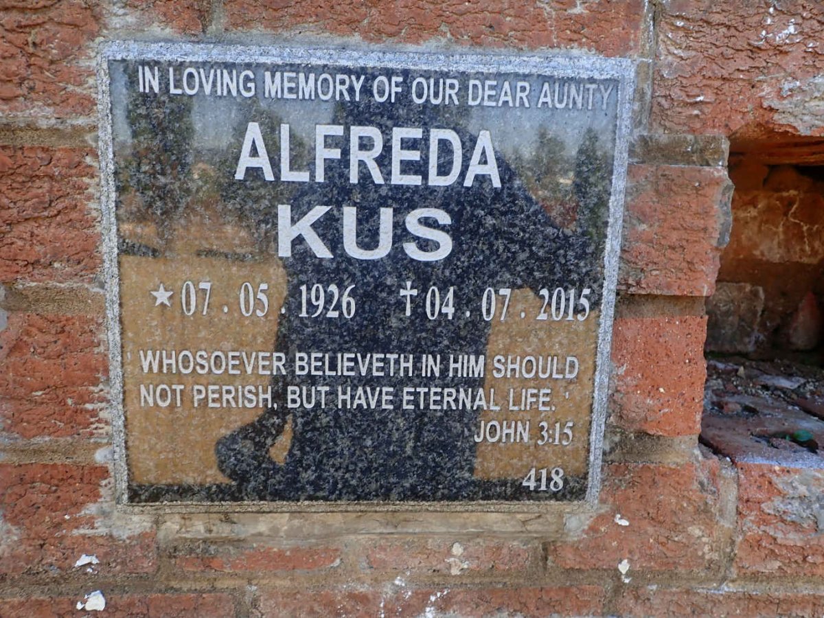 KUS Alfreda 1926-2015