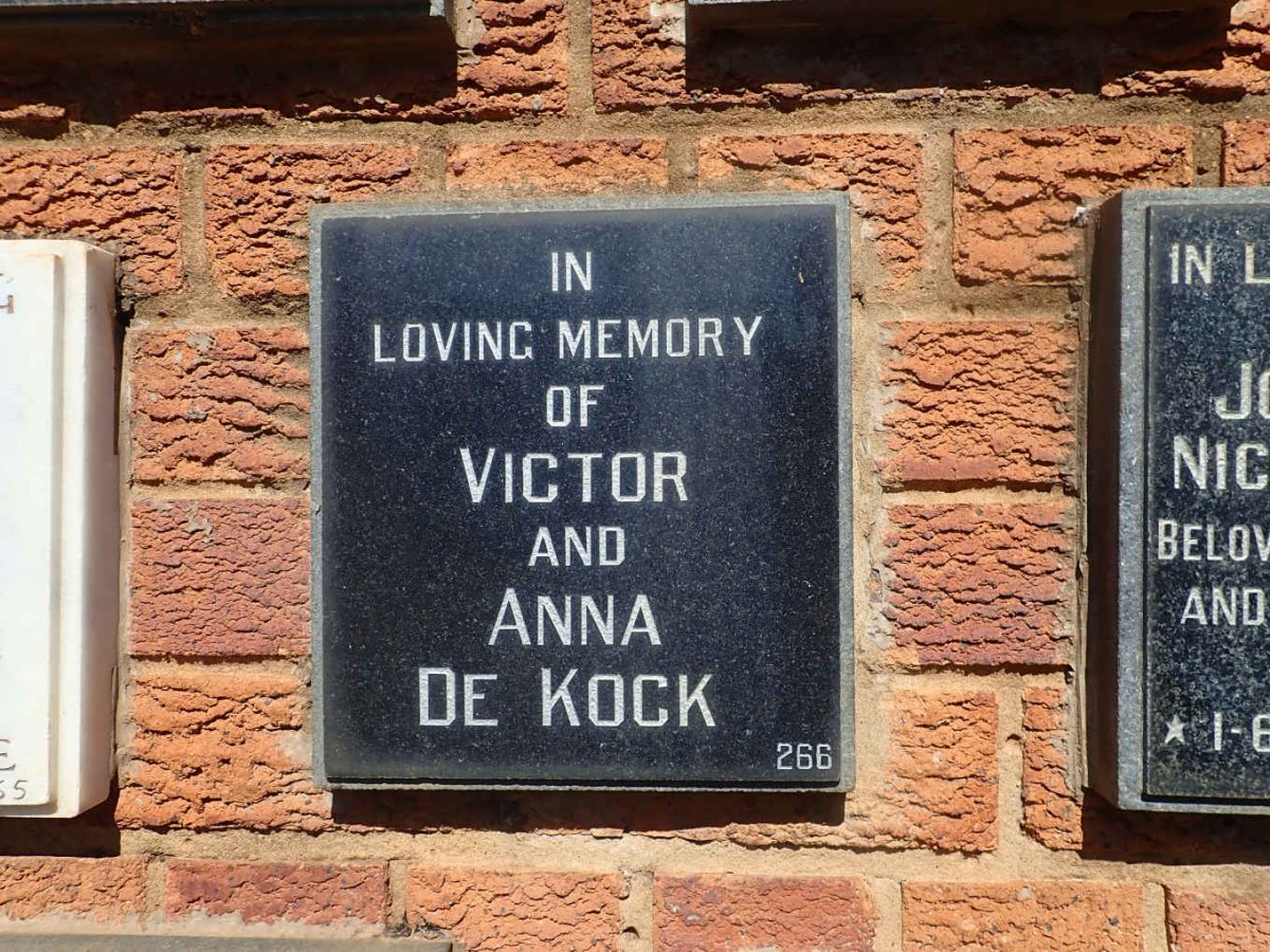 KOCK Victor, de &amp; Anna