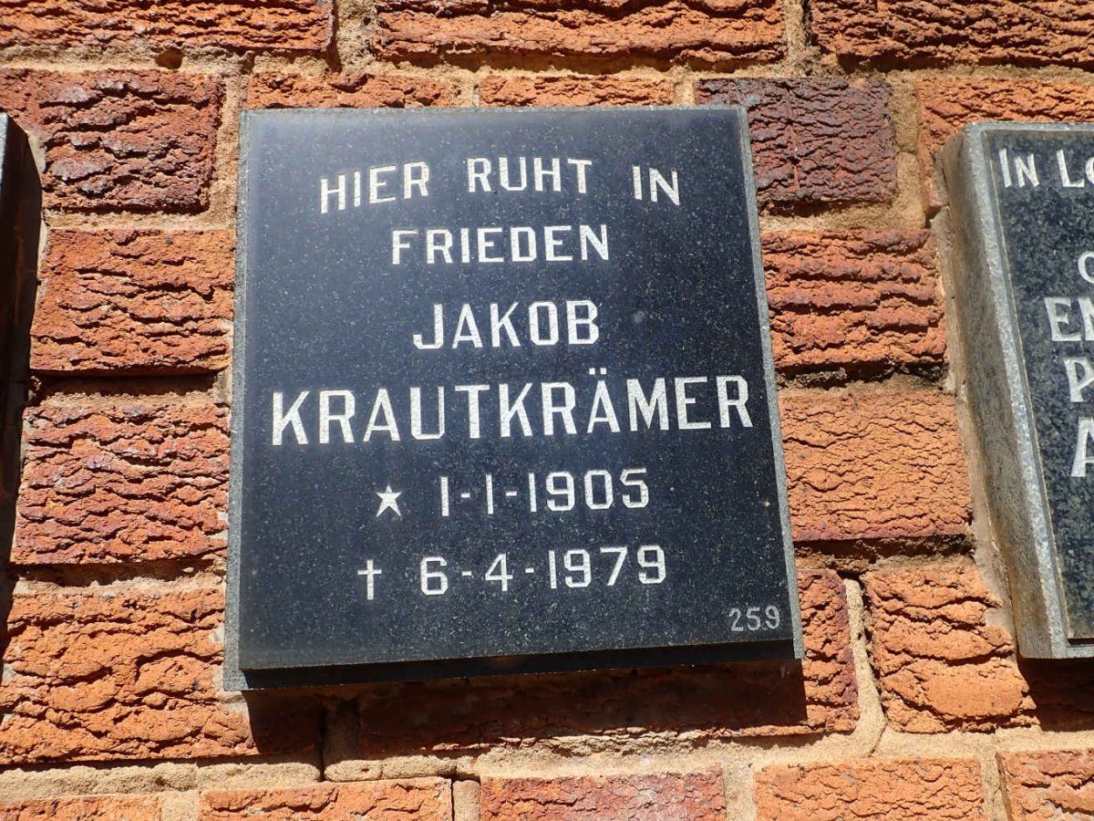 KRAUTKRAMER Jakob 1905-1979