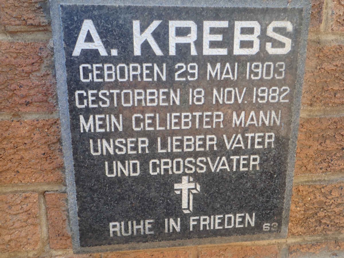 KREBS A. 1903-1982