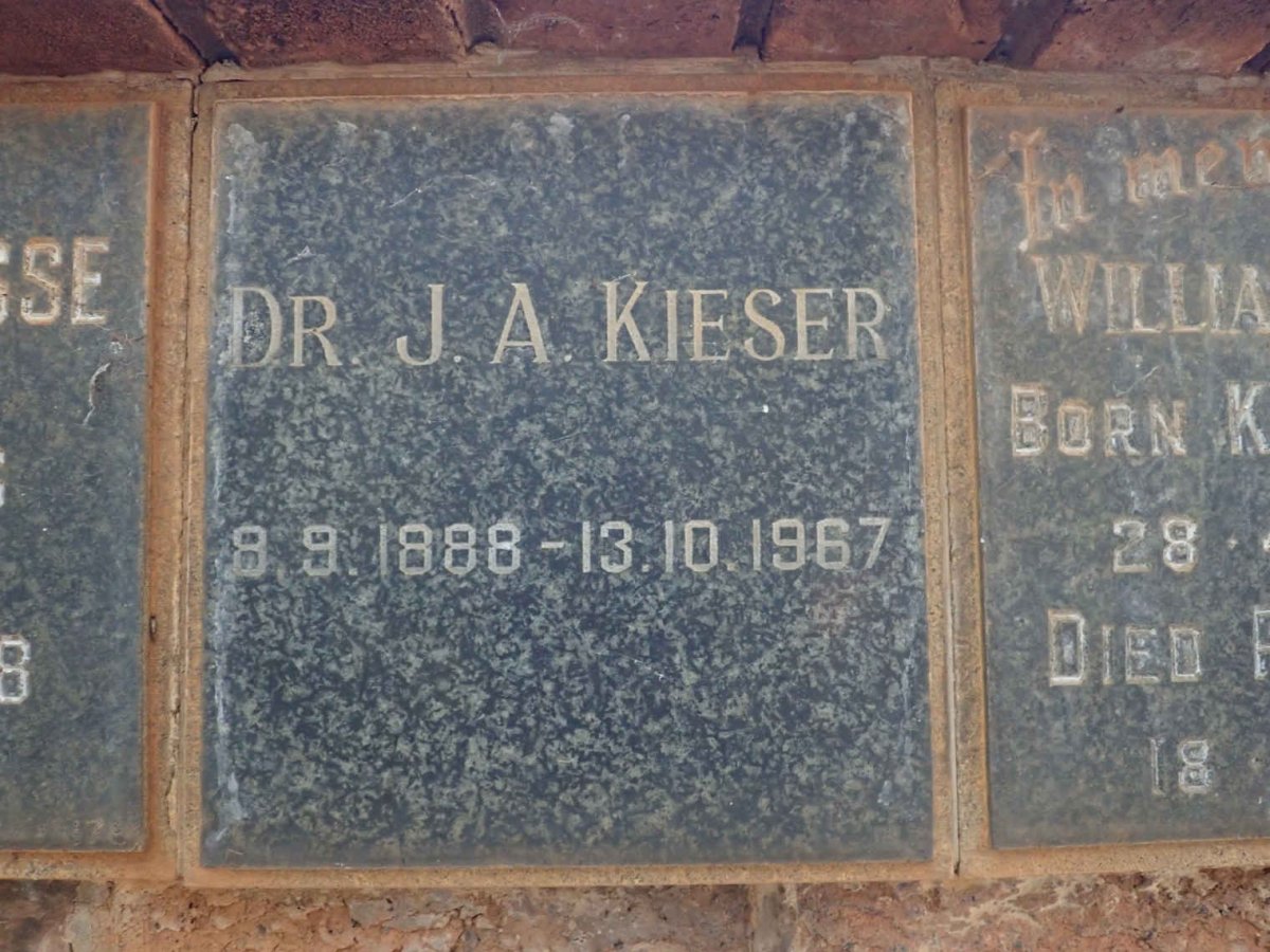 KIESER J.A. 1888-1967