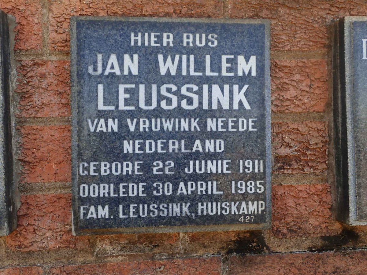 LEUSSINK Jan Willem 1911-1985