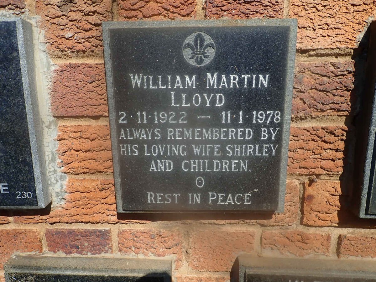 LLOYD William Martin 1922-1978