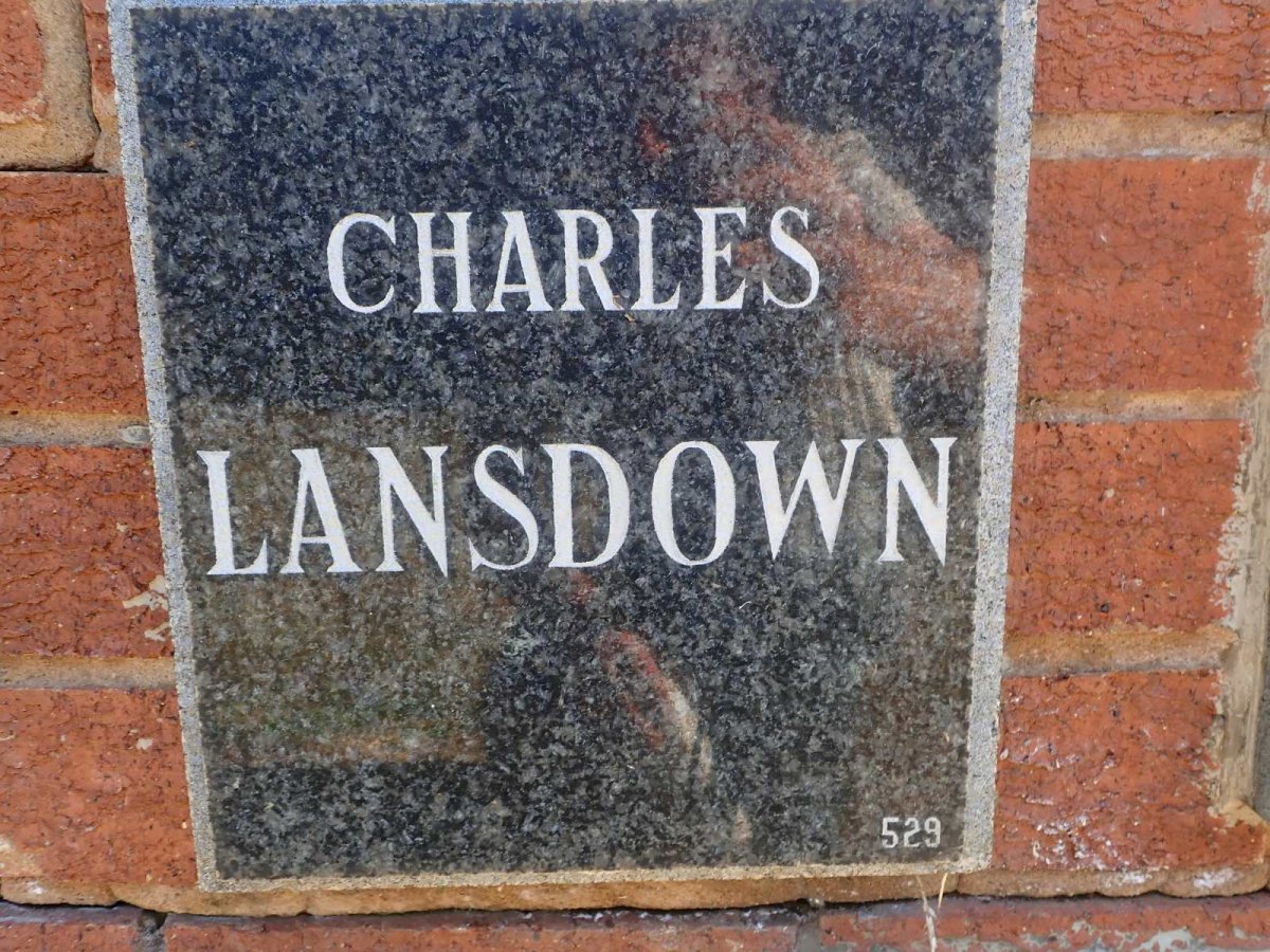 LANSDOWN Charles