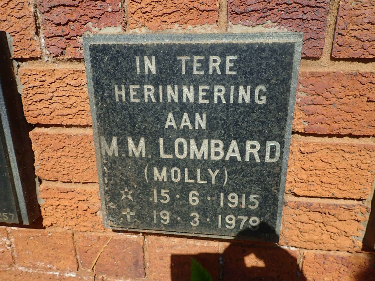 LOMBARD M.M. 1915-1979