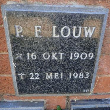 LOUW P.F. 1909-1983