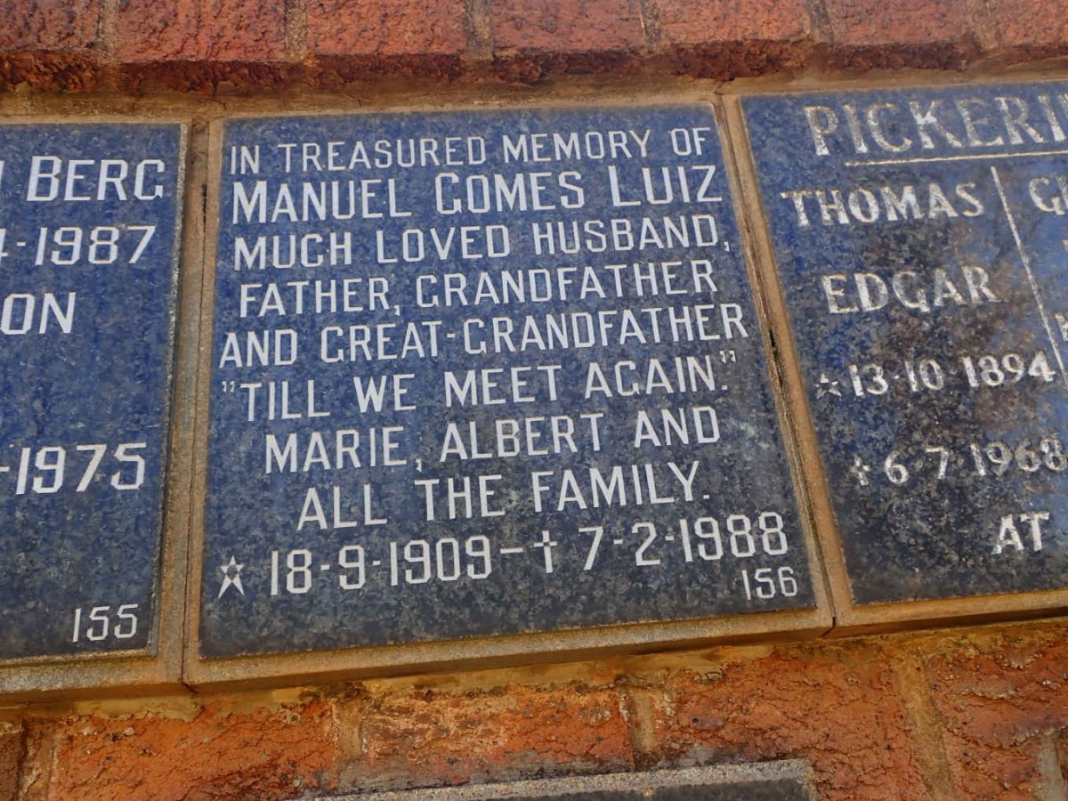 LUIZ Manuel Gomes 1909-1988