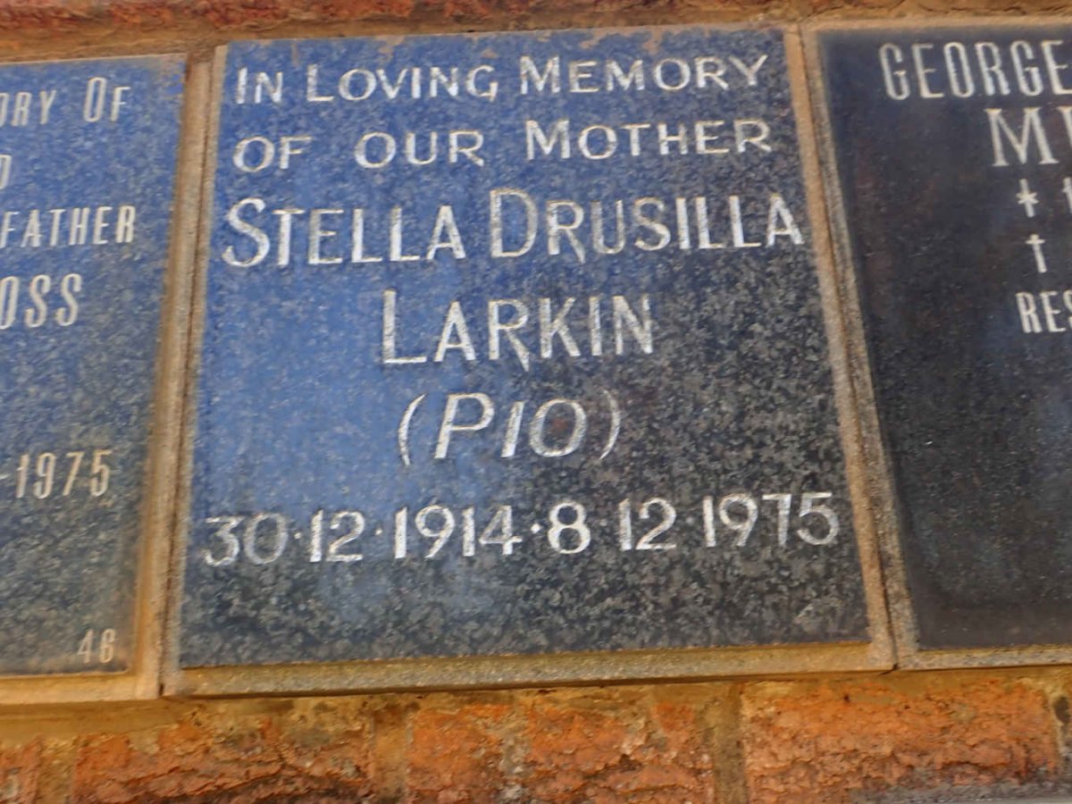 LARKIN Stella Drusilla 1914-1975