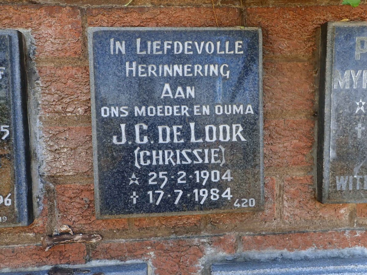 LOOR J.C., de 1904-1984