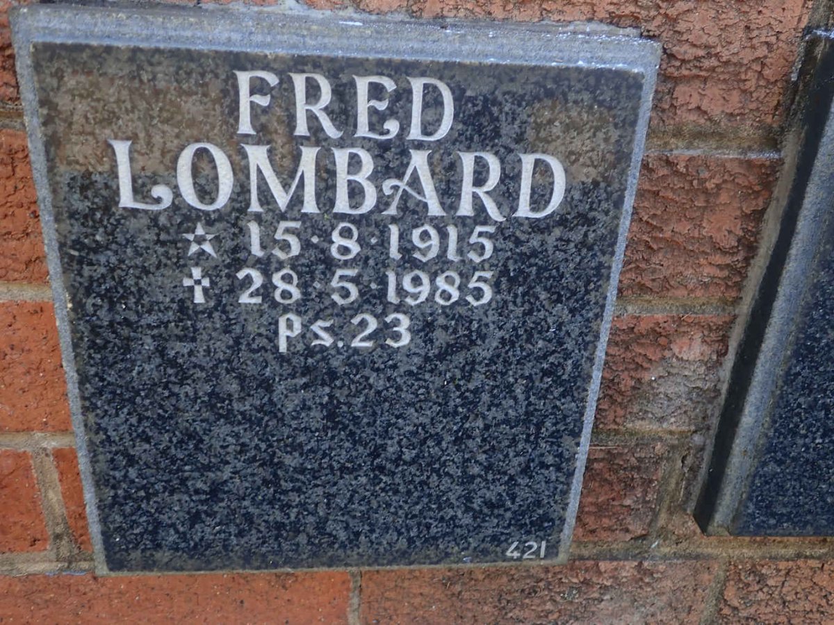 LOMBARD Fred 1915-1985