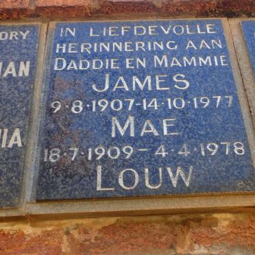 LOUW James 1907-1977 &amp; Mae 1909-1978