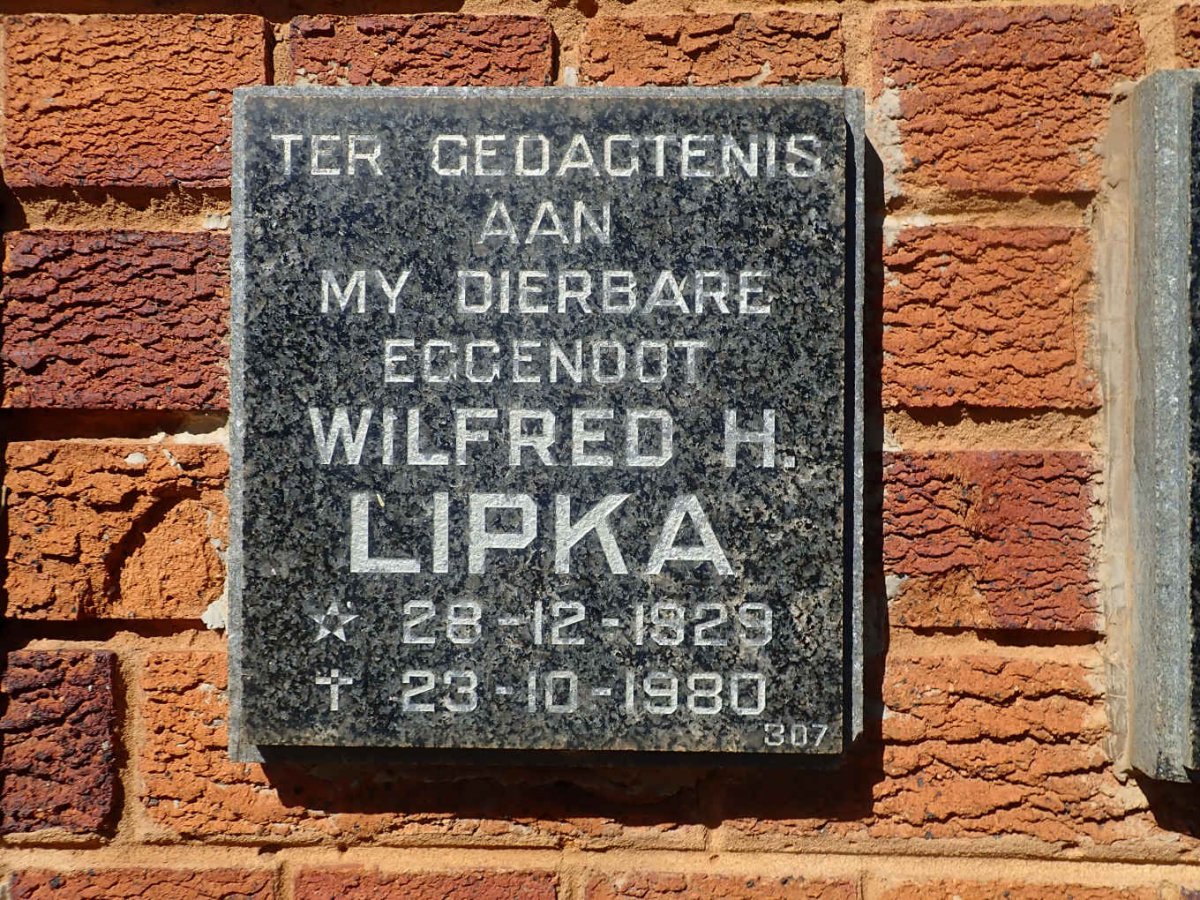 LIPKA  Wilfred H. 1929-1980