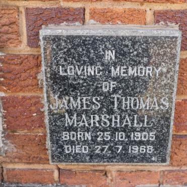 MARSHALL James Thomas 1905-1968