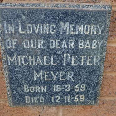 MEYER Michael Peter 1959-1959
