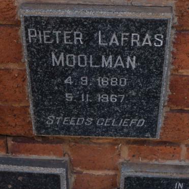 MOOLMAN Pieter Lafras 1880-1967