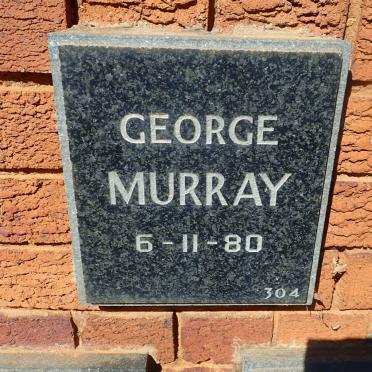 MURRAY George -1980