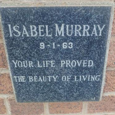 MURRAY Isabel -1963