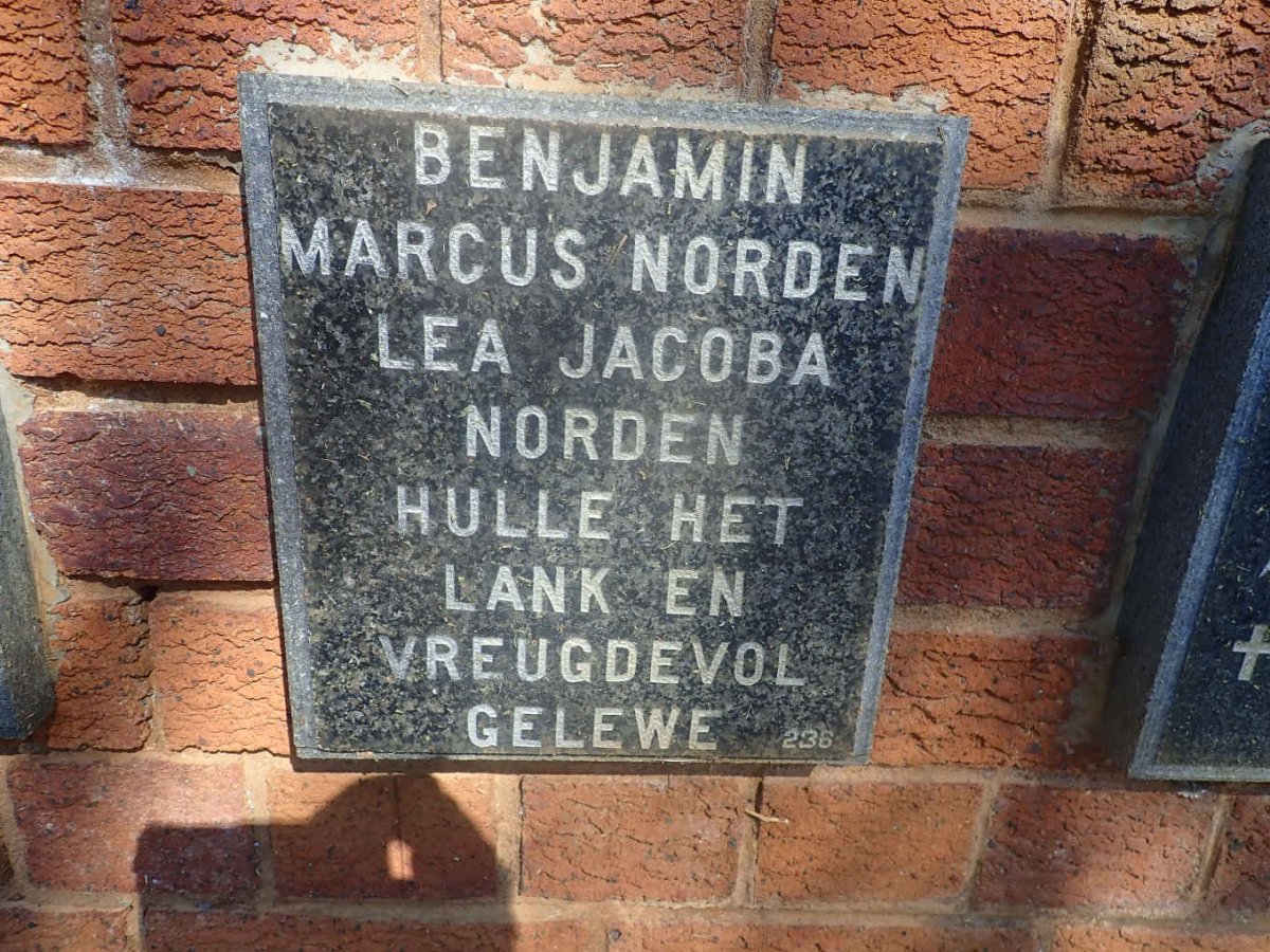 NORDEN Benjamin Marcus &amp; Lea Jacoba