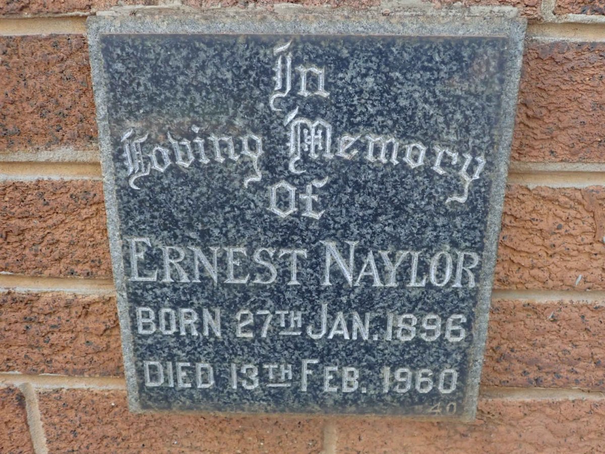 NAYLOR Ernest 1896-1960