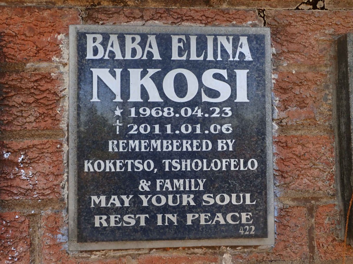 NKOSI Baba Elina 1968-2011