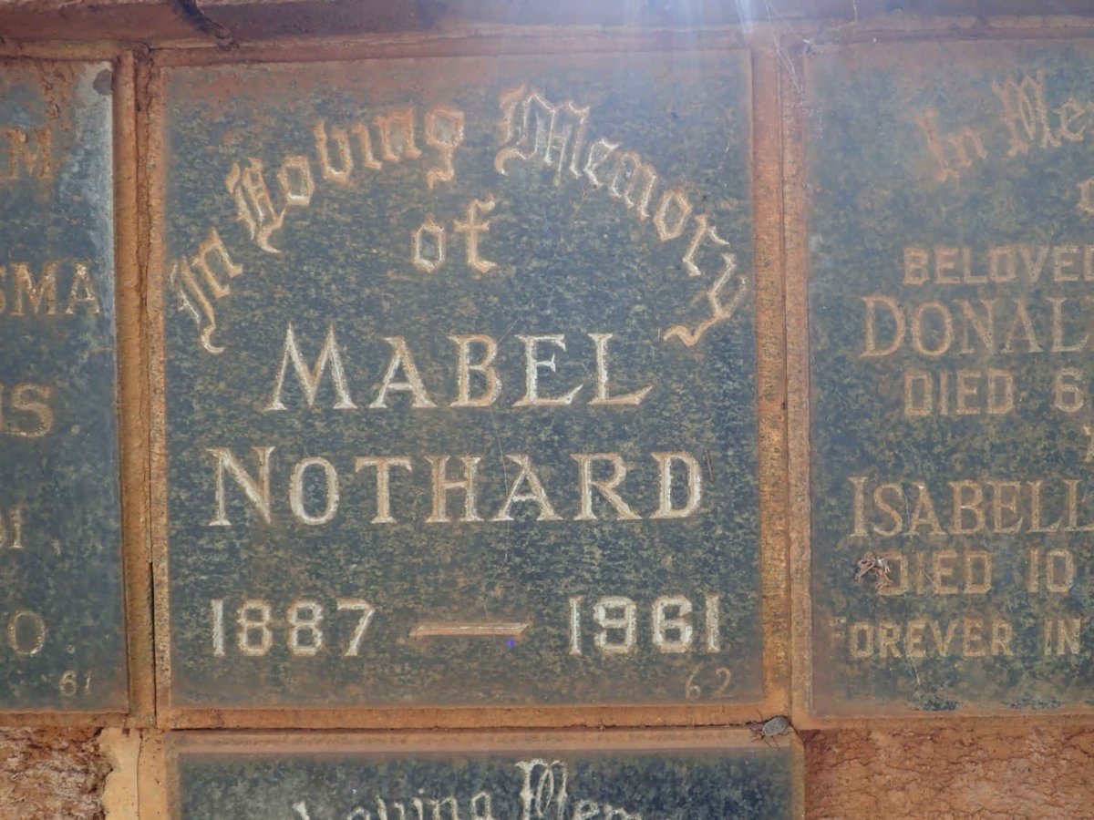 NOTHARD Mabel 1887-1961