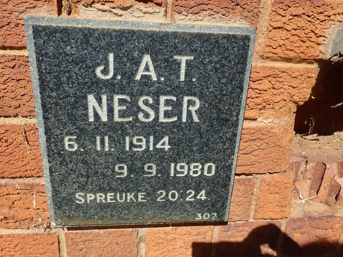 NESER J.A.T. 1914-1980