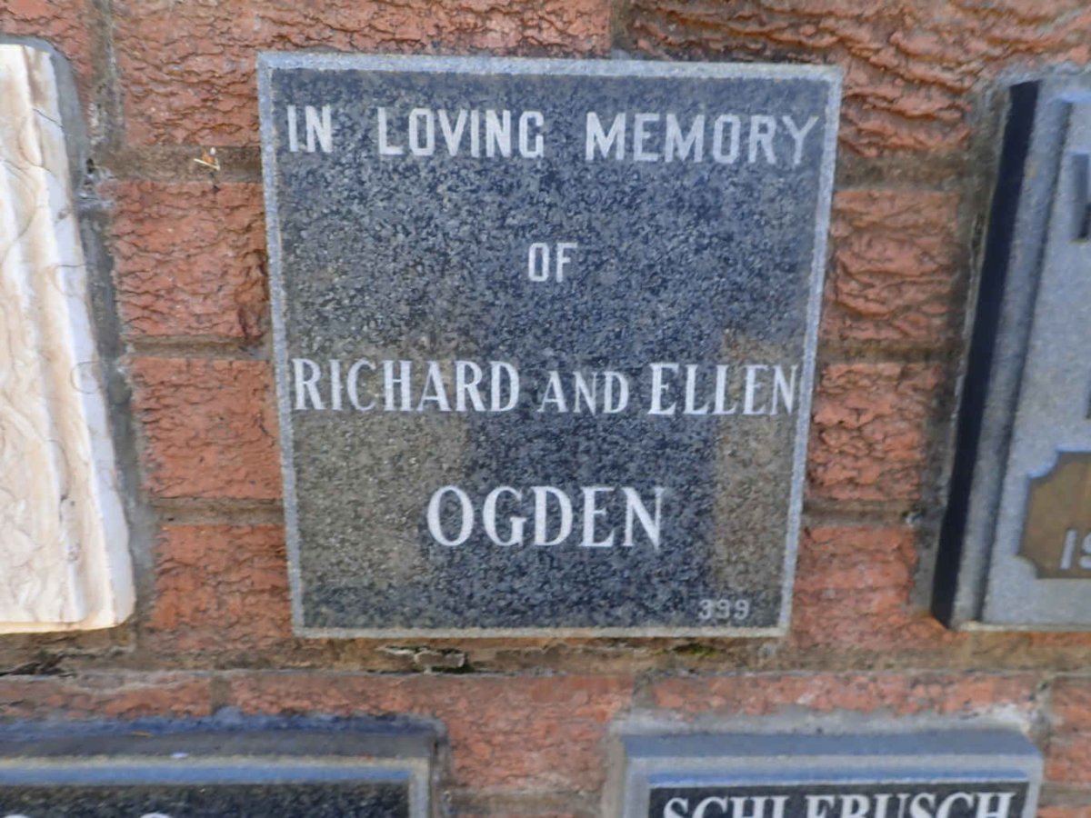 OGDEN Richard &amp; Ellen