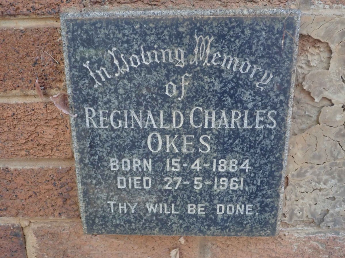 OKES Reginald Charles 1884-1961