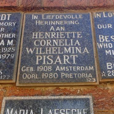 PISART Henriette Cornelia Wilhelmina 1908-1980