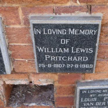 PRITCHARD William Lewis 1907-1969