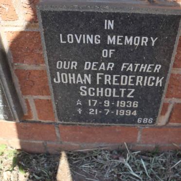 SCHOLTZ Johan Frederick 1936-1994