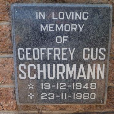 SCHURMANN Geoffrey Gus 1948-1980