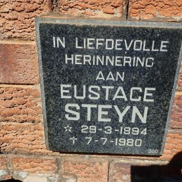 STEYN Eustace 1894-1980