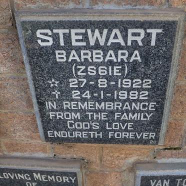 STEWART Barbara 1922-1982