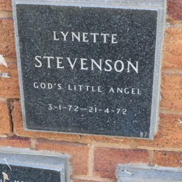 STEVENSON Lynette 1972-1972