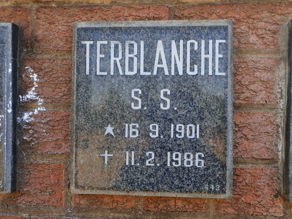 TERBLANCHE S.S. 1901-1986