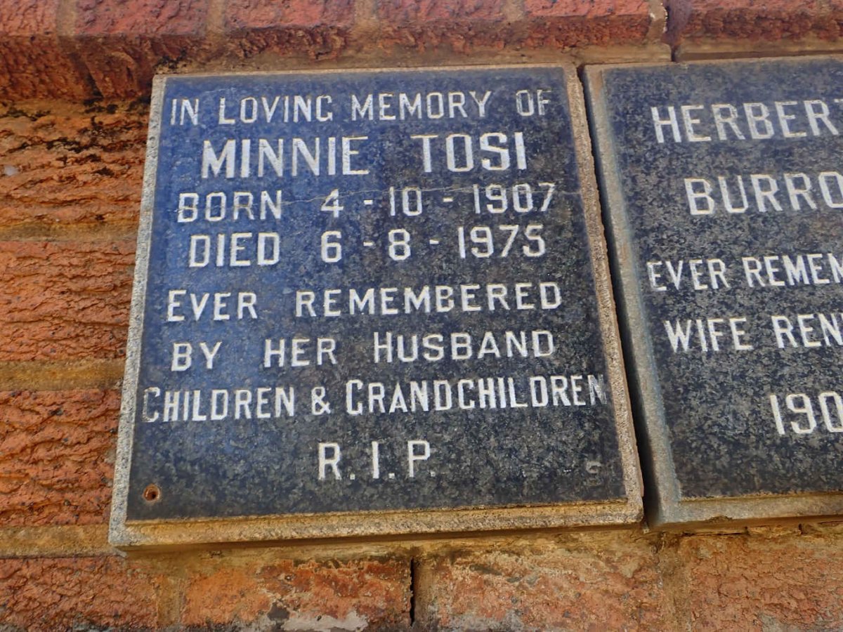 TOSI Minnie 1907-1975
