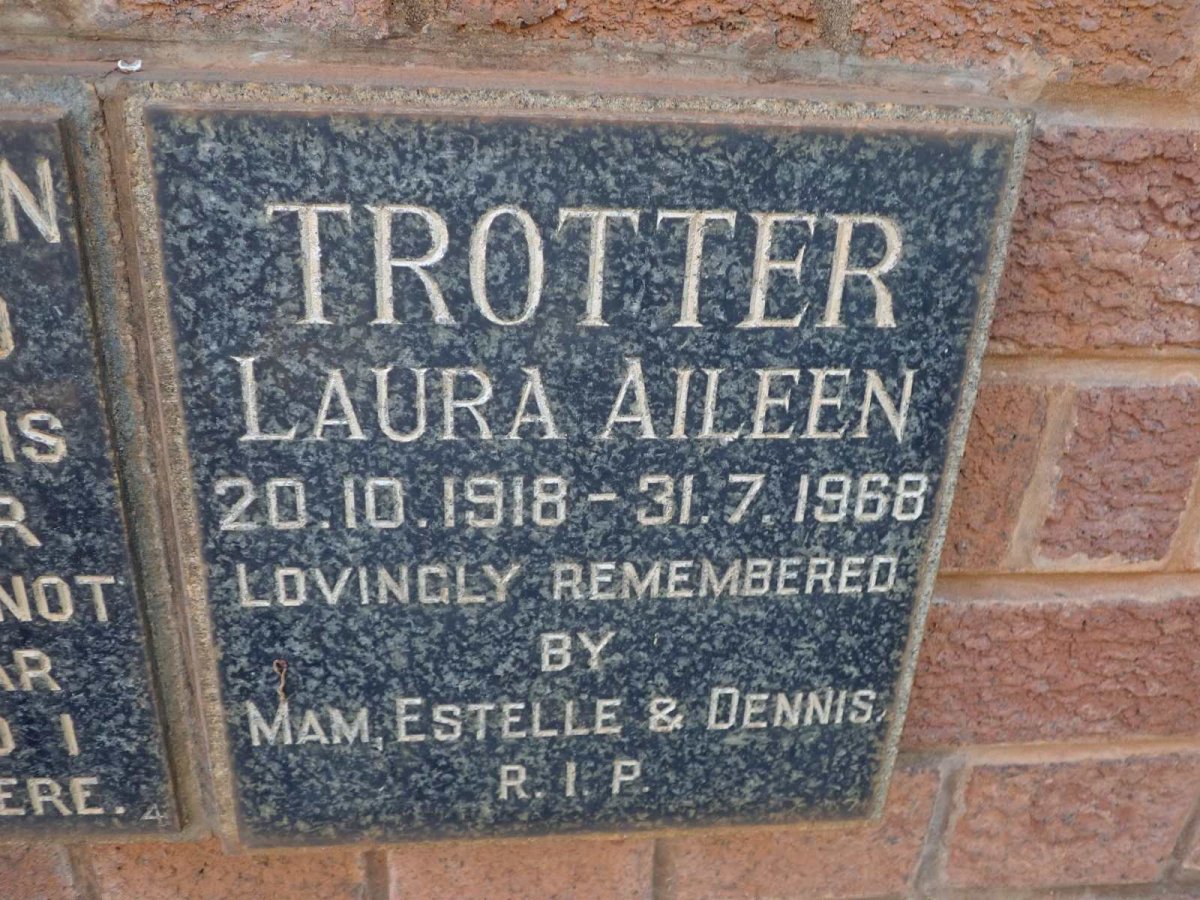 TROTTER Laura Aileen 1918-1968