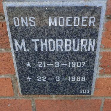 THORBURN M. 1907-1988