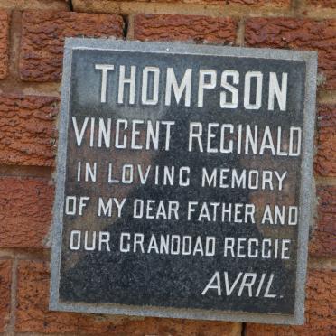 THOMPSON Vincent Reginald