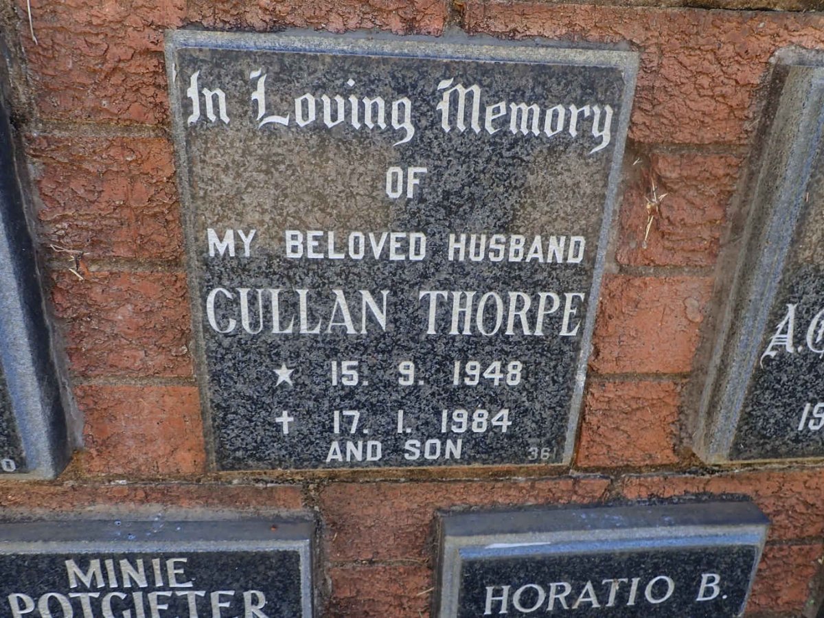 THORPE Cullan 1948-1984